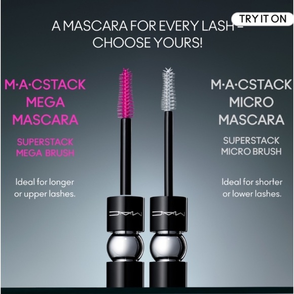 MAC Stack Superstack Mega Brush Mascara Black 12ml *NEW & BOXED* made in Canada - Picture 3 of 11